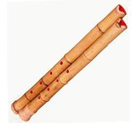 bamboo flute instrument Handmade Natural Japanese Shakuhachi G/F Key Short Flute Xiao Chinese Traditional Musical Instrument (Color : G)