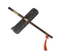 bamboo flute instrument Made from 8 Years of Air-Dried Bitter Bamboo Bamboo Flute Transverse Traditional Musical Instruments(Key D)