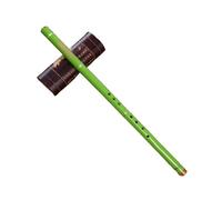 bamboo flute instrument Professional Purple Flute Vertical Piccolo music instrument Short Dizi (Color : Green)
