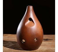 Bamboo Flute Ocarina Xun Piccolo Flute Chinese Instrument Ceramic Hole Ancient Musical Shakuhachi Dizi Professional Clay Pottery Musical Instrument Soprano Recorder