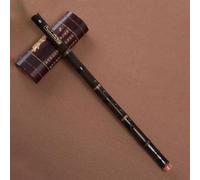 Bamboo Flute Professional Purple Flute Xiao Chinese Vertical Piccolo Shakuhachi Classic Traditional Music Instrument(Black)