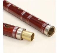 Bamboo Flute Reddish Brown Two-section Bitter Transverse Flute A National Wind Instrument For Beginners(G Key)