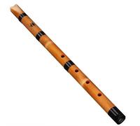Bamboo Flute Shakuhachi 5 Holes Flute White Short Xiao Woodwind Musical Instrument Flauta(Black)