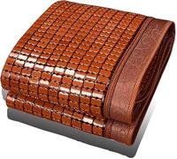 Bamboo Folding Mattress Pad - Breathable Cooling Sleeping Mat for Single/Double Beds and Sofas - Ideal for Summer and Mahjong Games