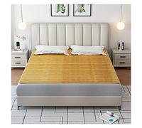 Bamboo Folding Mattress Pad - Lightweight Cool Sleeping Mat for Sofa & Beds, Portable Summer Bedroll, Ideal for Hot Weather, 1.5x2M