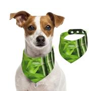 Bamboo Forest After Rain Dog Bandana, Adjustable for Boys and Girls,Suitable for Cats and Dogs Pet Accessories