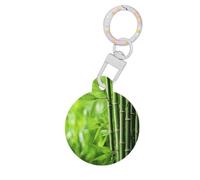 Bamboo Forest After rain Dog Tags for Pets, Round Acrylic Pet ID Tag Durable and Fashionable, Perfect for Small to Large Dogs