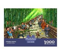 Bamboo Forest Arashiyama Path Wooden Jigsaw Puzzle Waterproof 1000 Piece Puzzles for Adults Gifts Impossible Educational Games