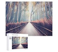Bamboo Forest - Decorative Wooden Puzzle, 500 PCS, Festive Gift for Adults - for A Rewarding Weekend Challenge