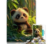 Bamboo Forest Panda 1000 Piece Jigsaw Puzzles for Adults,Help The Brain Exercise Addictive Toys to Cultivate Patience A Work of Art (75x50cm)