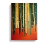 Bamboo Forest Vol.1 Canvas Print | Gallery Wrapped 30mm Frame Wall Art | 30x20 inches | Ready to Hang | Modern Floral Picture | Living Room Bedroom Lounge Office