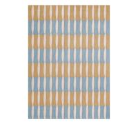 Bamboo Forest wool rug, Alice Crawley Blue one size