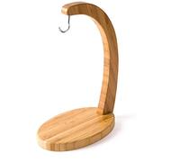 Bamboo Fruit Stand, Banana Hanger for Living Room Decoration, Wooden Fruit Holder, Stylish Kitchen Accessory