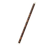 Bamboo Full-line Bamboo Flute Winding Line Beginner Zero-based Entry Flute Instrument Playing Ancient Style(Black,E Key)