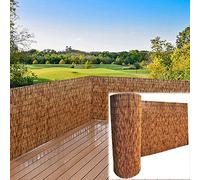 Bamboo Garden Fence Roll 3.6ft High for Balcony & Patio Outdoor Shade Protection Ideal Natural Fencing for Villas & Gardens
