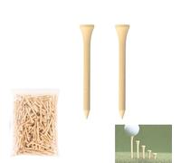 Bamboo Golf Tees 250 PCS 2-3/4 inch Length, Bamboo Golf Tees, 7X Stronger Than Wood Golf Tees, Reduce Friction & Side Spin