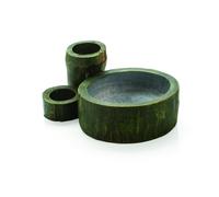 Bamboo green S Aquarium Decor Fish Tank Reptile Decor