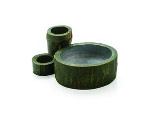 Bamboo green S Aquarium Decor Fish Tank Reptile Decor