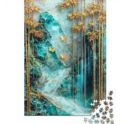 Bamboo Grove Dreamscape Jigsaw Puzzle for Adults, 1000 Pieces, 52x38cm/1000pcs, Quiet Home Activity, Weekend Downtime And Puzzle Lovers