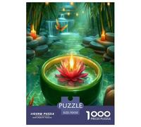 bamboo grove Jigsaw Puzzles Puzzle for Adults Kids. 1000 Piece Environmental healing Impossible Challenge Toy Educational Game Home Decoration for Adults& Kids Age 14 Years Up 70x50cm/1000pcs