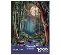 bamboo grove Jigsaw Puzzles Puzzle for Adults Kids. 1000 Piece Environmental healing Impossible Challenge Toy Educational Game Home Decoration for Educational Games Gifts 70x50cm/1000pcs