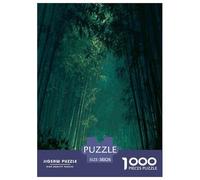 bamboo grove Jigsaw Puzzles Puzzle for Adults Kids. 1000 Pieces Environmental healing Great Gifts Challenge Toy Educational Game Home Decoration for Educational Games Gifts 38x26cm/1000pcs