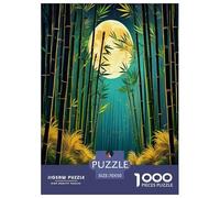 bamboo grove Jigsaw Puzzles Puzzles for Adults Kids. 1000 Piece Environmental healing Impossible Challenge Toy Educational Game Home Decoration for Adults& Kids Age 14 Years Up 70x50cm/1000pcs