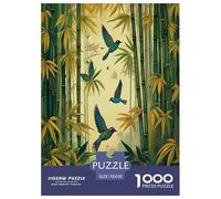 bamboo grove Jigsaw Puzzles Puzzles for Adults Kids. 1000 Piece Environmental healing Impossible Challenge Toy Educational Games Home Decoration for Educational Games Gifts 70x50cm/1000pcs