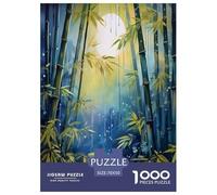 bamboo grove Jigsaw Puzzles Puzzles for Adults Kids. 1000 Pieces Environmental healing Great Gifts Challenge Toy Educational Games Home Decoration for Educational Games Gifts 70x50cm/1000pcs