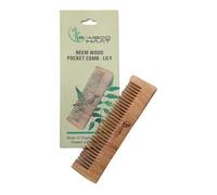 BAMBOO HAAT Kacchi Neem Wooden Comb For Women & Men Hair Growth, Hairfall & Dandruff Control | Infused with Herbal Oil |Lily Comb Combo Set of 4