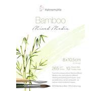 Bamboo Hahnemuhle Mixed Media Block, 265 gsm 10 Sheets - 8 x 10cm