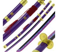 Bamboo Handmade Anime Katana - 100cm Wooden Blunt Sword Prop with Sheath - Safe Cosplay Demon Slay Inspired Replica Toy for Collectors & Roleplay Emna Sword