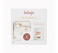Bamboo Hat and Swaddle Blanket Gift Set-Daisies Lulujo Multi One Size
