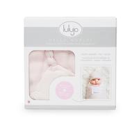 Bamboo Hat and Swaddle Lulujo Light Pink One Size