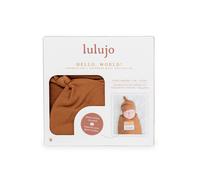 Bamboo Hat and Swaddle Lulujo Tan One Size