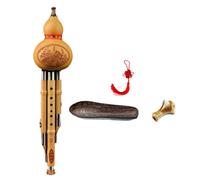 Bamboo Hulusi Woodwind Gourd Cucurbit Flute for Music Learning Exercise Gift c key