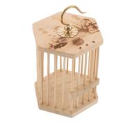 Bamboo Insect Cage with Viewer Portable Lightweight Habitat for Critters