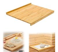 Bamboo Kneading Board 50x41 cm Reversible Dough Board with Ed t for Kneading Cutting & ing Kitchen Countertop tial for Home ers