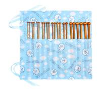 Bamboo Knitting Needles Set Knitting Needle Case Knitting Kits for Beginners 2x 3.0mm knitting needle 3.5mm, 3.75mm, 4mm, 4.5mm, 5.0mm, 5.5mm, 6mm, 8mm, 9mm, 10mm