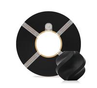Bamboo Lab 1.75MM PLA Matte Filament High Speed Printing with RFID 1KG +/- 0.03mm Eco Friendly 3D Printer Filament for Bambu Lab P1P/P1S/X1C/X1/A1/A1 Mini (Without Spool) (Black 11101)