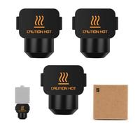 Bamboo Lab Original 3PCS Hotend Silicone Sock for Bambu Lab A1 Series 3D Printer,Hotend Heater Block Silicone Cover,High Temperature Resistance,Compatible with A1/A1 Mini 3D Printer