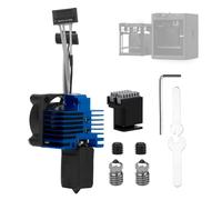 Bamboo Lab p1 p1s Hotend Complete Kit for p1 Series 3D Printer, Full Assembly Blue Hot End with Fan, Thermistor, 0.4mm Hardened Steel Nozzle+2pcs 0.4mm Bimetallic Nozzle