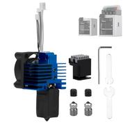 Bamboo Lab x1 x1c Hotend Complete Kit for x1 Series 3D Printer, Full Assembly Blue Hot End with Fan, Thermistor, 0.4mm Hardened Steel Nozzle+2pcs 0.4mm Bimetallic Nozzle