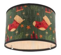 Bamboo Lamp Shade 30x30x20cm for Floor Lights, Christmas Season Decor | Vintage Woven Design, Softens Brightness, Diffuses Glow, Suits Bedside Lamps, Hotels, Offices, Simple Room Upgrades