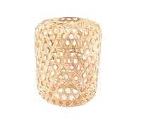Bamboo Lampshade Lamp Shade Light Cover Rattan Lampshade Ceiling Pendant Wicker Bamboo Woven Chandelier Shades Bulb Floor Table Cage Lampshades(20x25cm)