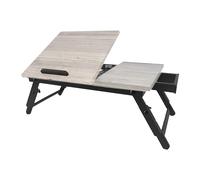 Bamboo Laptop Table Lap Tray Bed Tray Sofa Tray Adjustable Foldable