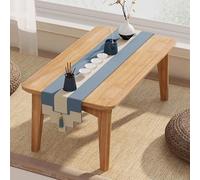 Bamboo Laptop Table with Foldable Legs, Adjustable Bed Tray for Work, Tea, Entertainment & Meditation - Versatile Portable Desk for Home & Office Use