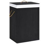 Bamboo Laundry Basket Home Washing Clothes Basket Hamper Storage Bin vidaXL