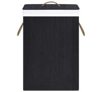 Bamboo Laundry Basket Home Washing Clothes Basket Hamper Storage Bin vidaXL