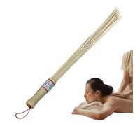Bamboo Massage Sticks for Back Natural Massage Stick 22 Inch Length Hammer Relax Muscles Portable Back Massager Stick Sauna Body Tools, Hammer